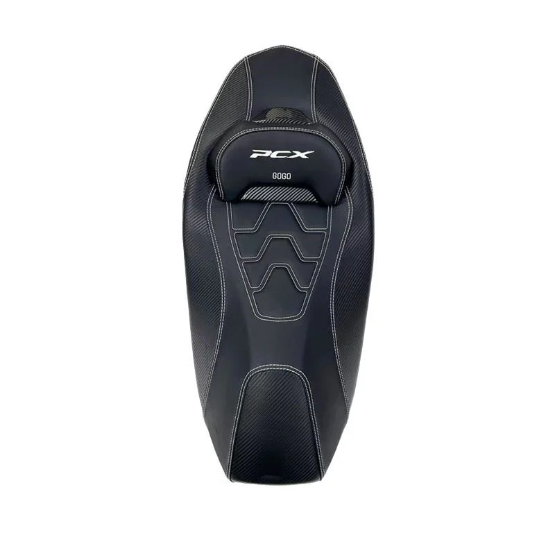 Honda Pcx 2021-2025 Uyumlu Spor Bel Destekli Beyaz Koltuk Sele