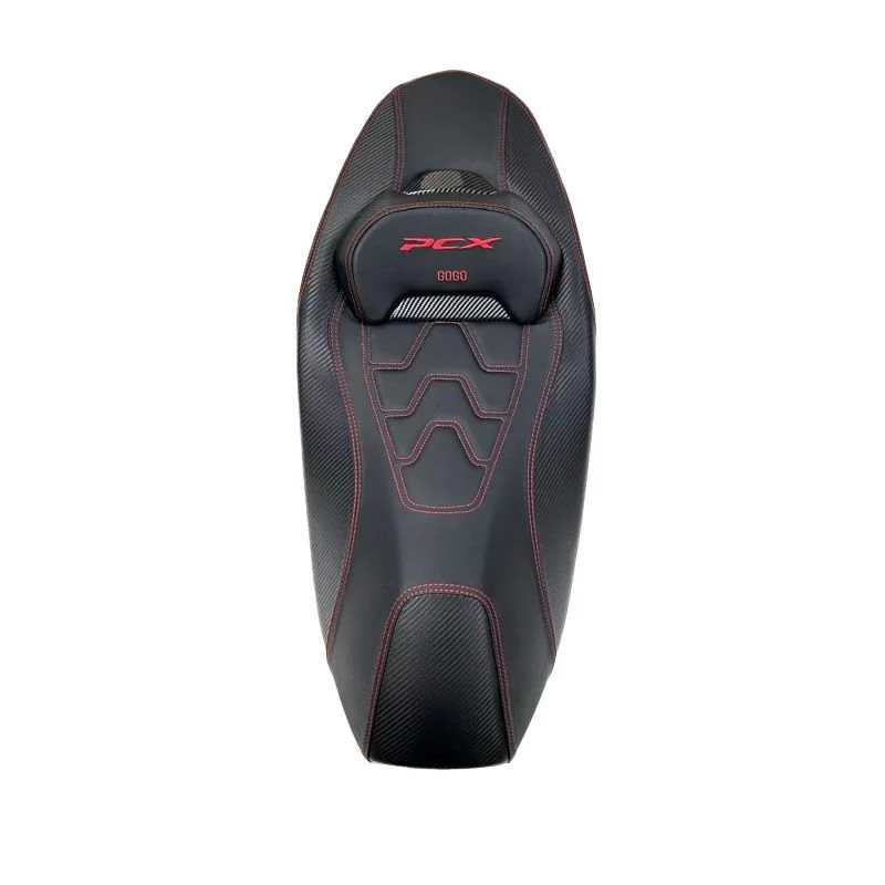 HONDA PCX 2021 - 2025 UYUMLU SPOR BEL DESTEKLİ KIRMIZI KOLTUK SELE