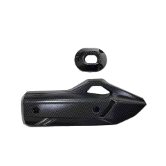 Honda Pcx 2021-2025 Uyumlu Egzoz Koruma Kapağı Ve Egzoz Ucu Karbon