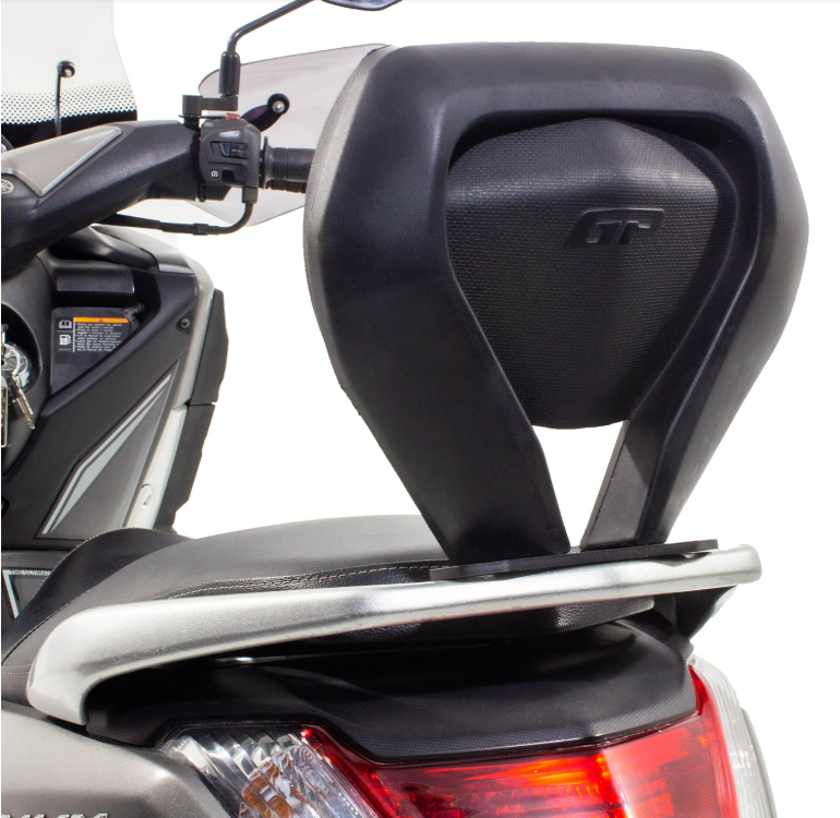 Gp Kompozit Yamaha Nmax 125 155 2015 - 2025 Uyumlu Spor Sissy Bar Siyah