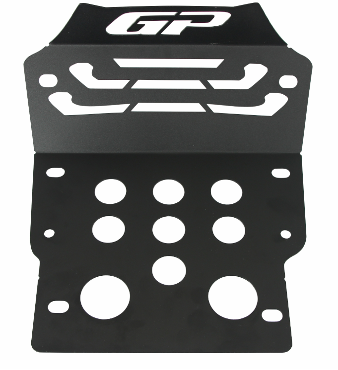 GP Kompozit Honda CRF250 Rally 2017-2025 Uyumlu Alt Karter Koruma Siyah
