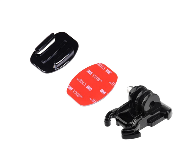 Tüm Aksiyon Kameralara Uyumlu Düz Yüzey 3M Bant Bağlama + Hızlı Tak Çıkar