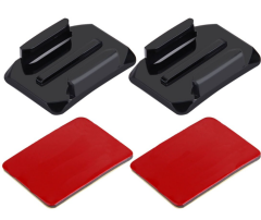 Tüm Aksiyon Kameralara Uyumlu 2 Adet Oval Zemin Aparatı+ 3M Yapışkan Bant 10