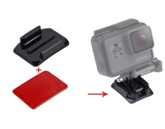 Tüm Aksiyon Kameralara Uyumlu 2 Adet Oval Zemin Aparatı+ 3M Yapışkan Bant 10