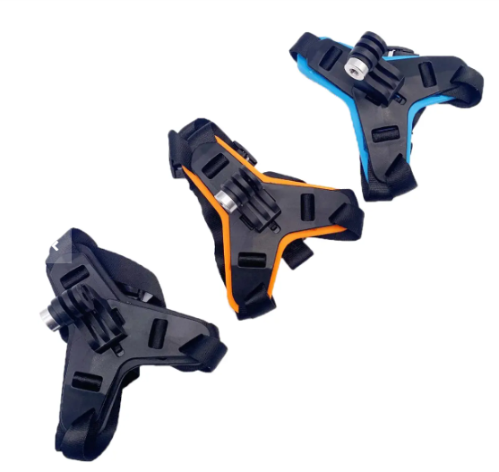 Kask Çene Bağlantılı Kamera Tutucu Aparatı