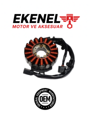 Honda Alpha 110 Statör | OEM Uyumlu Alternatör