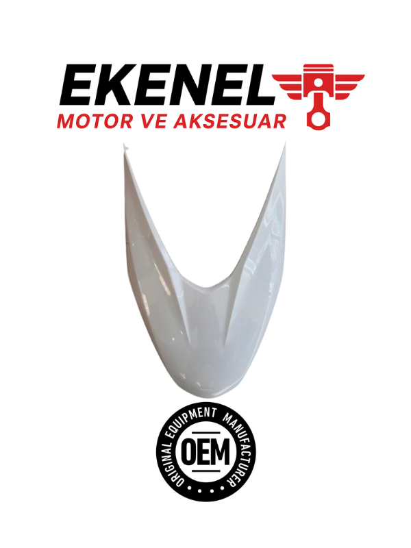 Honda Alpha 110 Far Çerçevesi Beyaz | OEM Ön Far Kapağı
