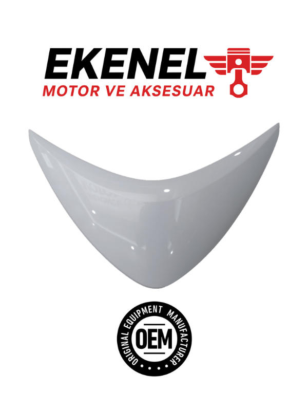 Honda Alpha 110 Far Üst Parça Beyaz | OEM Gövde Üst Kapağı
