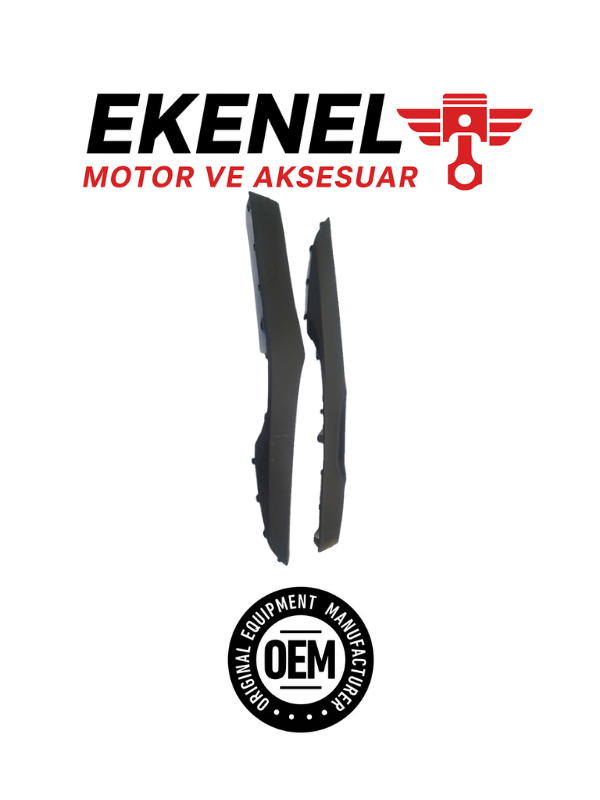 Honda Alpha 110 Marşpiyel Koyu Gri Takım | OEM Yedek Parça
