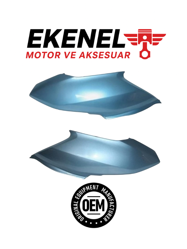 Honda Alpha 110 Sele Altı Kapak Mavi Takım | OEM Gövde Parçası (Etiketsiz)