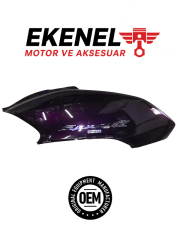 Honda Alpha 110 Sele Altı Sol Kapak Etiketli Mor | OEM Yedek Parça