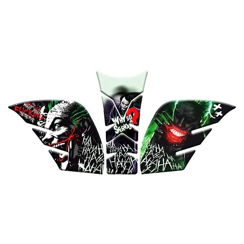 CF Moto 250 Nk 2018 - 2022 Uyumlu Gece Yanan Doğal Renk Fosforlu Tank Pad Set 005