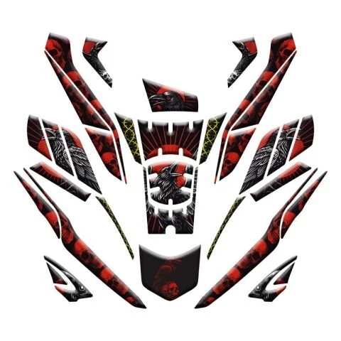 Honda PCX 2025 Uyumlu Tank Pad Set 012