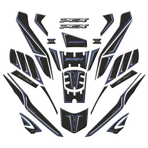 Honda PCX 2025 Uyumlu Tank Pad Set 005