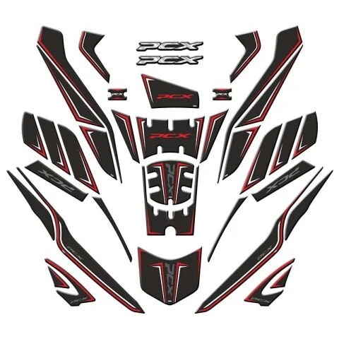Honda PCX 2025 Uyumlu Tank Pad Set 003
