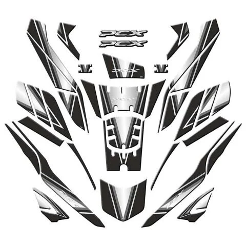 Honda PCX 2025 Uyumlu Tank Pad Set 002