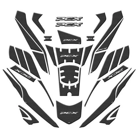 Honda PCX 2025 Uyumlu Tank Pad Set 001