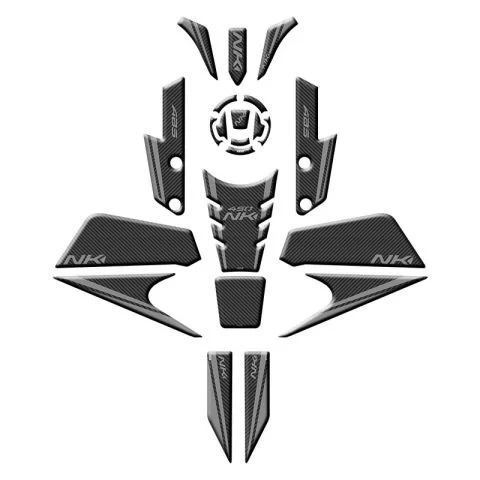 CF Moto 450 NK 2024 - 2025 Uyumlu Full Tank Pad Set 002