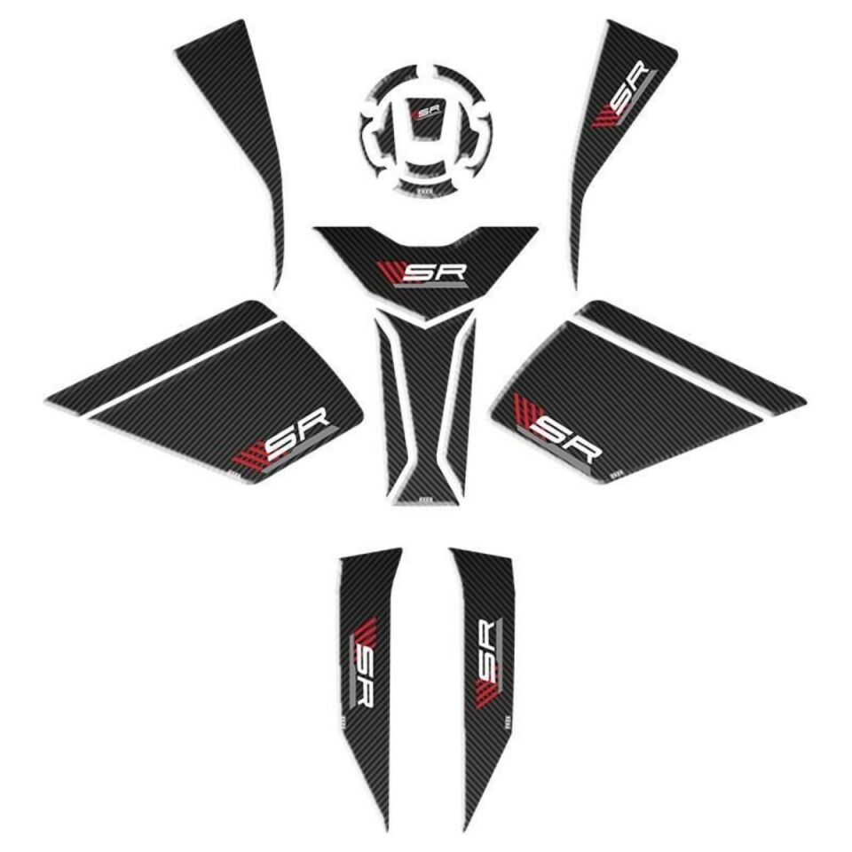 CF Moto 450 Sr 2023 - 2025 Uyumlu Full Tank Pad Set 002