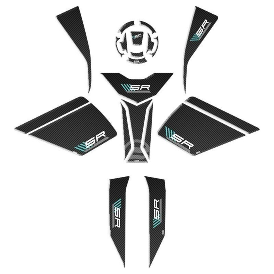 CF Moto 450 Sr 2023 - 2025 Uyumlu Full Tank Pad Set 001