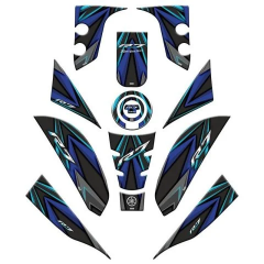 Yamaha R7 2021 - 2025 Uyumlu Full Tank Pad Set 004