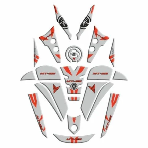 Yamaha Mt25 2020 - 2025 Uyumlu Full Tank Pad Set 008