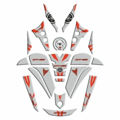 Yamaha Mt25 2020 - 2025 Uyumlu Full Tank Pad Set 008