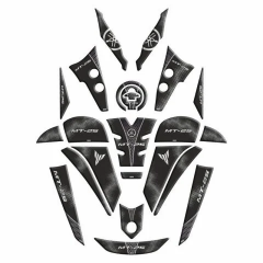 Yamaha Mt25 2020 - 2025 Uyumlu Full Tank Pad Set 006