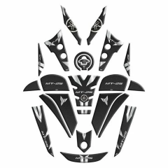 Yamaha Mt25 2020 - 2025 Uyumlu Full Tank Pad Set 003