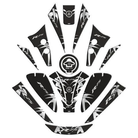 Yamaha R25 2019 - 2025 Uyumlu Tank Pad Set 007