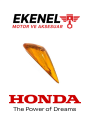Honda Fizy 125 Arka Sağ Sinyal Camı | Orijinal Yedek Parça