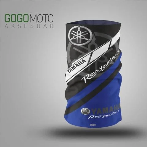 Buff Yamaha Mavi Desenli