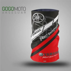 Buff Yamaha Kırmızı Desenli