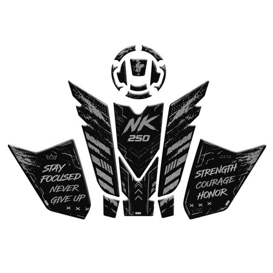 CF MOTO 250 NK 2023-2026 Uyumlu Tank Pad Set 006