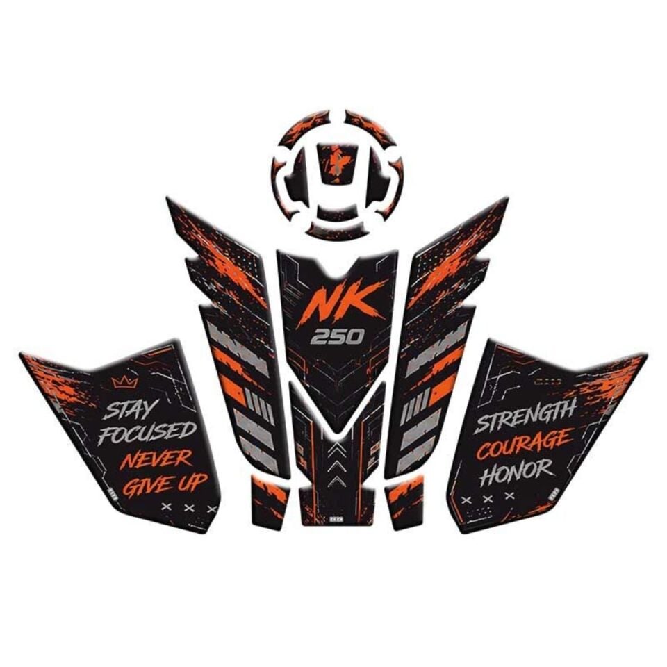 CF MOTO 250 NK 2023-2026 Uyumlu Tank Pad Set 004