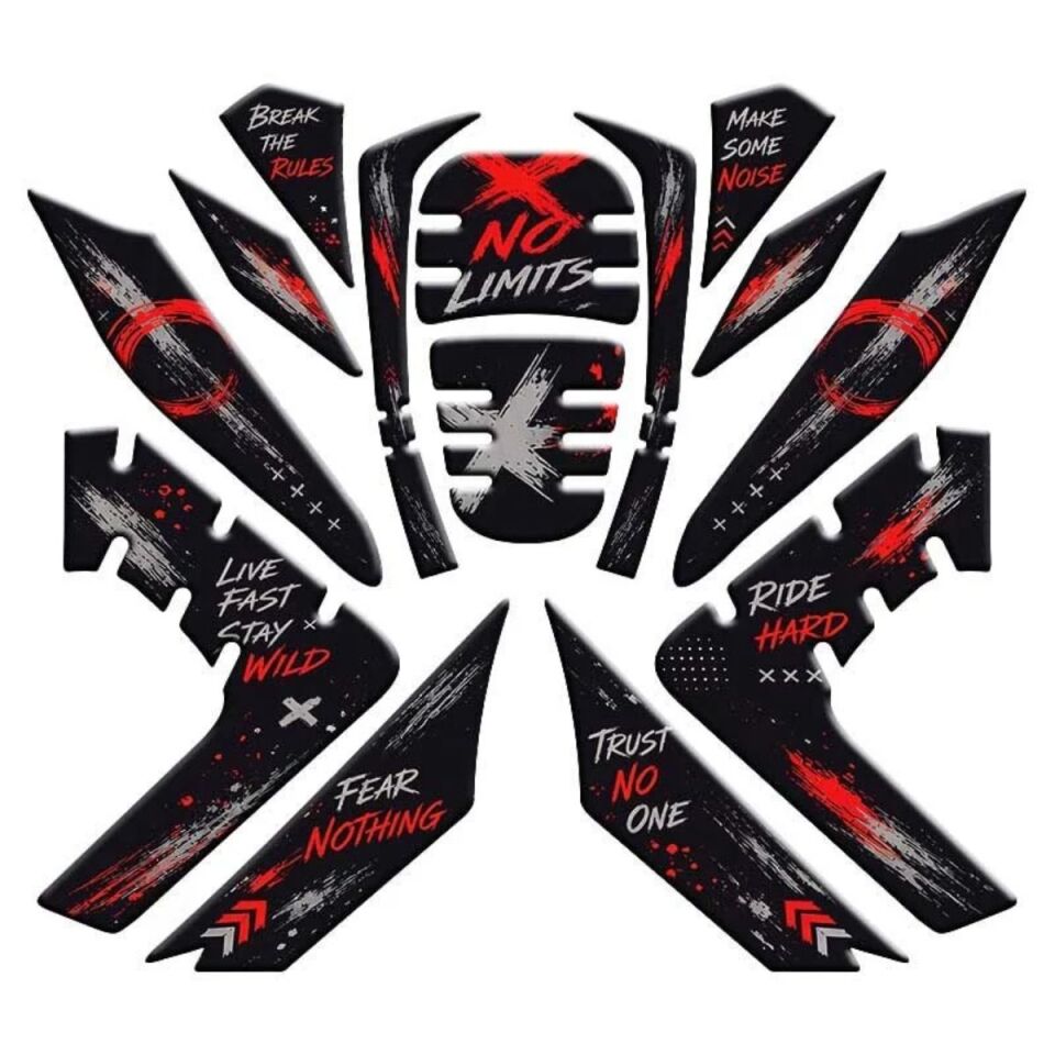 Honda Forza 2021-2026 Uyumlu Tank Pad Set 018