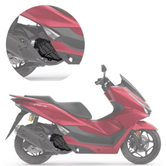 Honda PCX 2024 - 2025 Radyatör Koruma Demiri Siyah