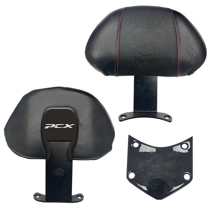 Honda PCX 2021 - 2024 Uyumlu Kırmızı Desen Sissy Bar