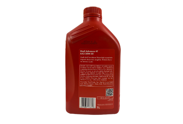 Shell Advance 20W-50 4T Motosiklet Yağı 1 Litre