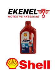 Shell Advance 20W-50 4T Motosiklet Yağı 1 Litre | Mineral Yağ ile Güçlü Motor Koruma