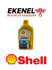 Shell Advance 15W-50 4T Motosiklet Yağı 1 Litre | Uzun Ömürlü Yarı Sentetik Motor Yağı