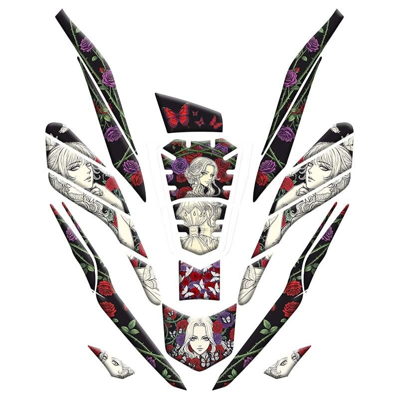 Honda Pcx 2021 - 2024 Uyumlu Tank Pad Set 013 | Gogopremium