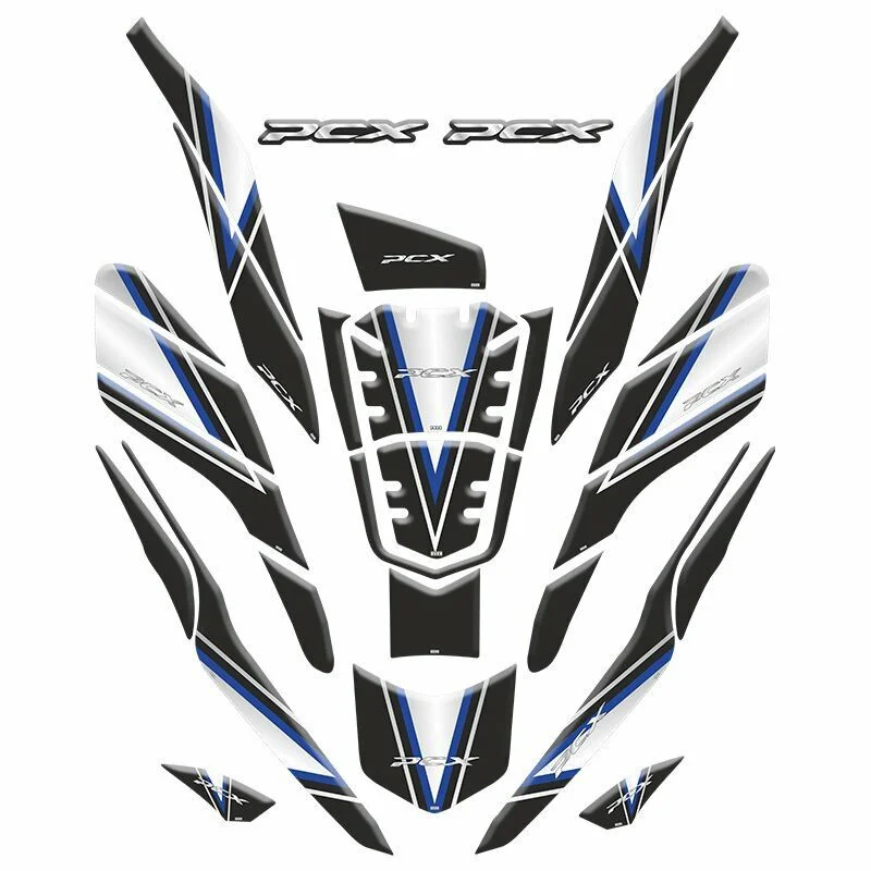 Honda Pcx 2021 - 2024 Uyumlu Tank Pad Set 010 | Gogopremium