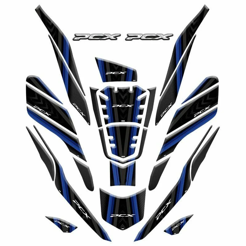 Honda Pcx 2021 - 2024 Uyumlu Tank Pad Set 009 | Gogopremium