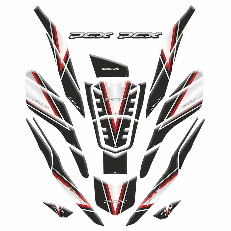 Honda Pcx 2021 - 2024 Uyumlu Tank Pad Set 003 | Gogopremium
