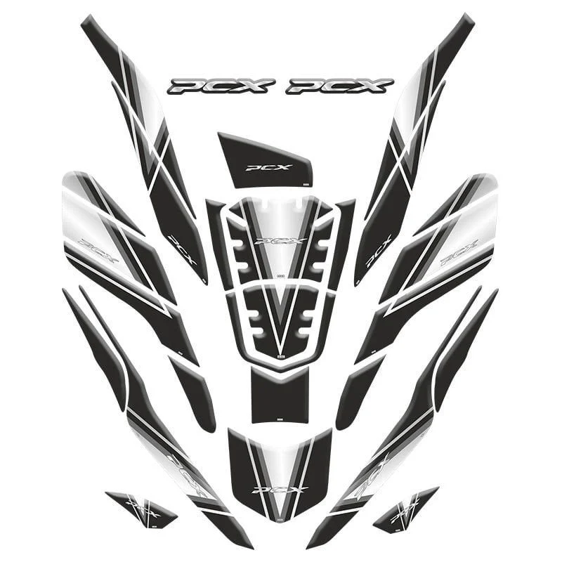 Honda Pcx 2021 - 2024 Uyumlu Tank Pad Set 004 | Gogopremium