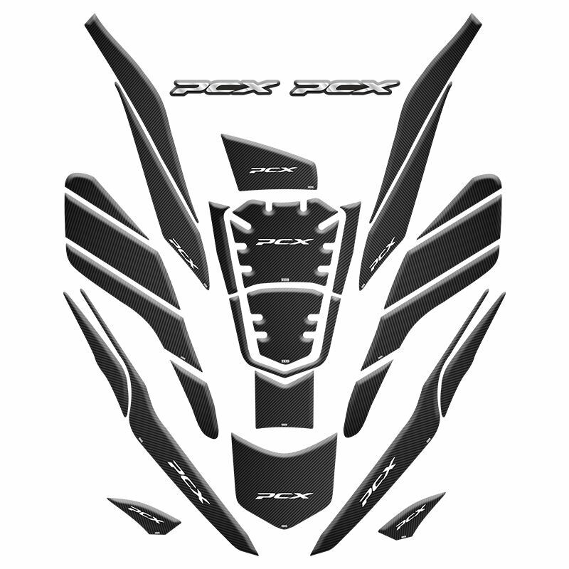 Honda Pcx 2021 - 2024 Uyumlu Tank Pad Set 007 | Gogopremium