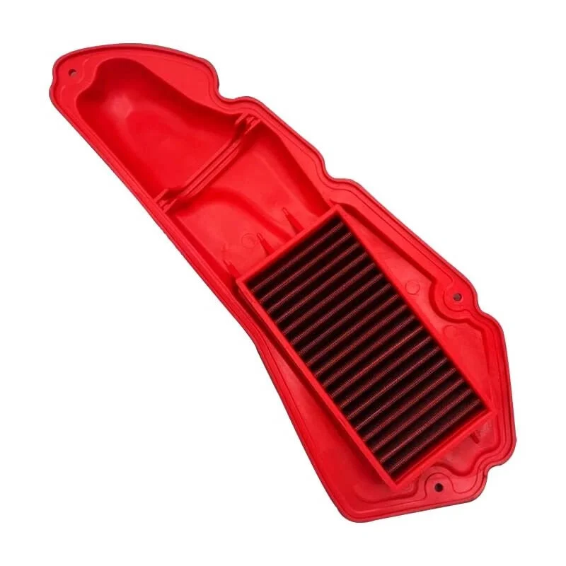 Honda Pcx 125 2021 - 2025 Uyumlu Yıkanabilir Performans Hava Filtresi Kırmızı