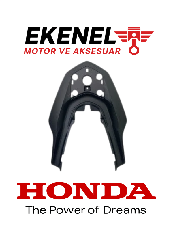 Honda PCX 125 (2021–2024) Arka Çeki Kapağı Büyük Mat Siyah Orijinal