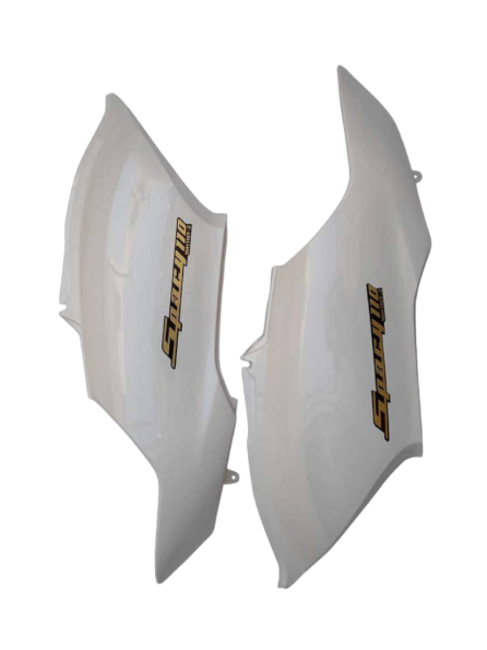 Honda Spacy 110 Sele Altı Yan Kapak Beyaz Takım Oem